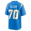 Los Angeles Chargers Tröjor Rashawn Slater 70 Nike Blå 2021 NFL Draft - Herr